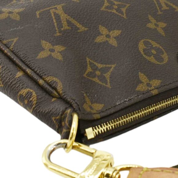 Louis Vuitton  Multi Pochette Accessoires Monogram Canvas Crossbody Bag Olive - Picture 7 of 13